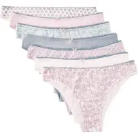 Women´secret Slip vert clair / rose / rose / blanc