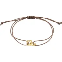 Elli Bracelet marron / or