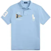 Ralph Lauren T-Shirt beige / bleu marine / bleu clair / blanc