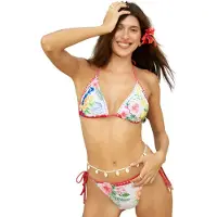 Friends Like These Bas de bikini orange / rose / rouge / blanc
