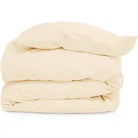 Erlich Textil Housse de couette 'Finn' jaune pastel