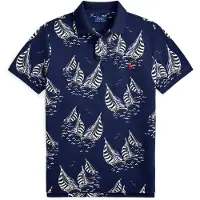 Ralph Lauren T-Shirt beige clair / opal / bleu foncé