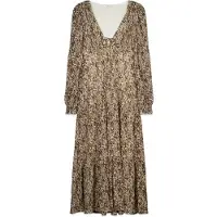 Springfield Robe beige / brun foncé
