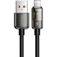Mcdodo Câble Prismatique, Rapide, Robuste, Pour Iphone, 12W, 1,2M, Noir
