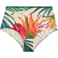 Next Bas de bikini écru / vert / orange / rouge