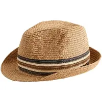 Next Chapeaux 'Fedora' sable / bleu marine / marron