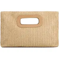 OEM Sac à bandoulière en raphia d'été pour femme