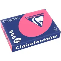 Clairefontaine Trophée - Fuchsia - A4 (210 x 297 mm) - 80 g/m² - 500 feuille(s) papier teinté