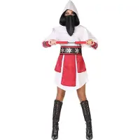 Atosa Ninja Costume Rouge XS-S Enfants