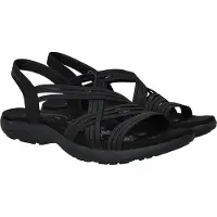 SKECHERS Sandales 'Reggae' noir