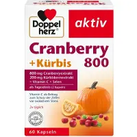 Queisser Pharma GmbH & Co. KG Doppelherz Cranberry+Kürbis Capsules 60 pc