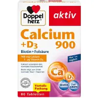 Doppelherz Calcium 900 + D3, 80 pcs TAB
