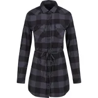 Brandit Chemisier gris foncé / noir
