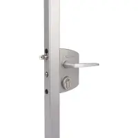 Locinox Serrure portail battant à cylindre pour profil 40 à 60 mm - LAKQ 40 alu