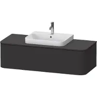 Duravit Happy D.2 Plus Meuble sous-lavabo sur console suspendu, 1300x550 mm, 1 tiroir, pour vasque à poser Position centrale, HP4942M8080