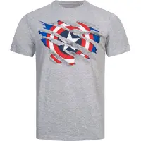 Lizenz M|T-shirt Captain America MARVEL Torn pour homme FBMTS200SPO
