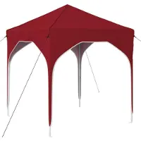 Syfax Tente de fête pop-up 194 x 194 x 245 cm Bordeaux
