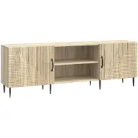 Syfax Meuble TV Chêne Sonoma 150 x 31 x 50 cm Bois d'ingénierie