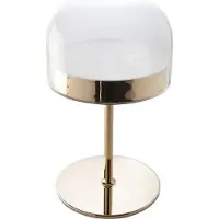 ANGEL CERDA SL Angel Cerdá Lampe de table en acier et verre transparent 8066