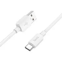 Hoco Câble USB A vers Type C PD 2.4A 27W X96 1 m blanc