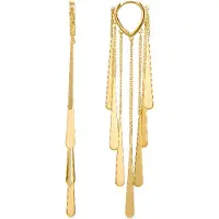 Luxenter Boucles D'oreilles Luxenter En Or Jaune 18 Carats - Sayski