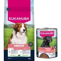 Eukanuba Senior Small Medium à l'agneau & riz pour chien