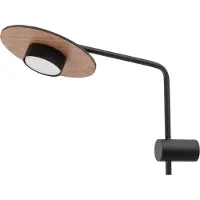 Nowodvorski Lighting Applique murale DISK bois foncé-noir-blanc 1xGX53x8W bois, dimensions : 38x20x35 cm, IP20, Lighting