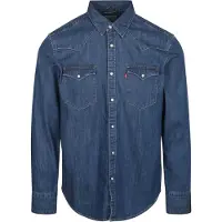 Levi's Barstow Western Standard Long Sleeve Shirt Bleu S Homme