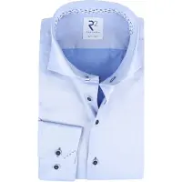 R2 Chemise Extra Long Sleeves Bleu clair Bleu taille 45