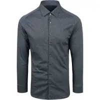 Desoto Chemise Kent Mélangé Sans Repassage Bleu Bleu foncé taille L