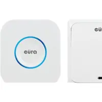 Eura PORTE WIRELESS " WDP-82H2 "CHILL-OUT" - sans pile, bouton poussoir (cinétique), extensible (Radio 433 MHz, Sans fil)