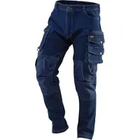 GRUPA TOPEX Pantalon de travail en denim, genoux renforcés, taille S