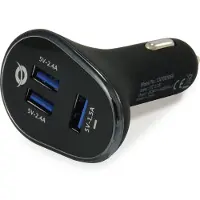 Conceptronic CARDEN06B Ladegerät 3-Port USB Car Charger, 31.5W