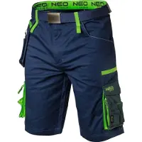 Neo Tools Short PREMIUM, 62 % coton, 35 % polyester, 3 % élasthanne, taille S