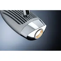 Paulmann Système de rails URail, projecteur LED orientable, 1x10W, finition chromée mate/chrome, 230V, métal