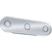 Paulmann Applique/Plafonnier rond Theta IP44 LED 1x13,5W, aluminium anodisé/verre transparent, 230V, métal/acrylique