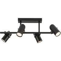 Rabalux 73044 Familles d'éclairage moderne noir mat métal