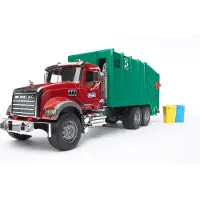 BRUDER Camion - Mack Camion à ordures en granit - 02812 - - UneTaille - Voiture
