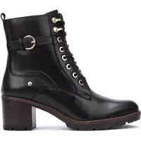 Pikolinos pour femme. W7H-8510 Bottines en cuir Llanes noir - Hauteur du talon 6cm (35), 5 à 8 cm, Fermeture éclair, Casuel