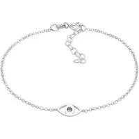 Elli Bracelet 'Evil Eye' bleu / argent