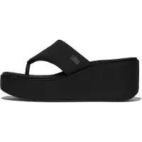 FitFlop Platfforms Wedge Toe Post S Couleur Noir