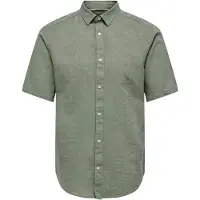 Only & Sons Chemise 'ONSCaiden' vert