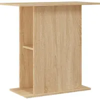 vidaXL Aquarium Standard 75x36x72.5 cm verarbeiteter Holz Sonoma -Eiche