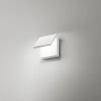 Perenz Applique Led 10W 700Lm 3000K En Métal Blanc, Diffuseur Orientable, Design Moderne Pour Intérieur, Dimensions 12X12X4.5/13 Cm Par La Marque