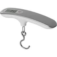 Emos Balance digitale suspendue, balance pour valise avec fonction de pesée, sangle, écran LCD, max 50kg, précision 10g, piles fournies, EV020