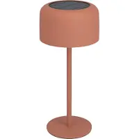Eglo Lampe de table élégante Roccanova Rouge solaire avec USB