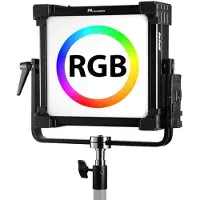 Falcon Eyes Panneau LED RGB Desal DS-811 30x30 cm (éclairage de studio, Lumière vidéo), Lumière continue, Noir