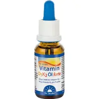 Dr. Jacob's Jacob's Vitamine D3K2 Huile forte gouttes, 20 ml de solution