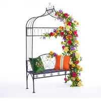 Relaxdays Arc de roses (43 cm, 122 cm)