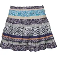 Superdry pour femme. W7210264A Minijupe nouée avec logo Vintage Logo bleu (XL), Casuel, Viscose